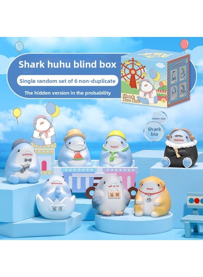 جوائز صندوق المفاجآت على شكل سمكة قرش هوهو لطلاب المدارس الابتدائية، منحوتة رملية مضحكة على شكل يد، قطعة فنية لتحسين المزاج، زينة مكتبية لحفلات أعياد الميل